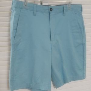 George Sky Blue flat front shorts 32 mens